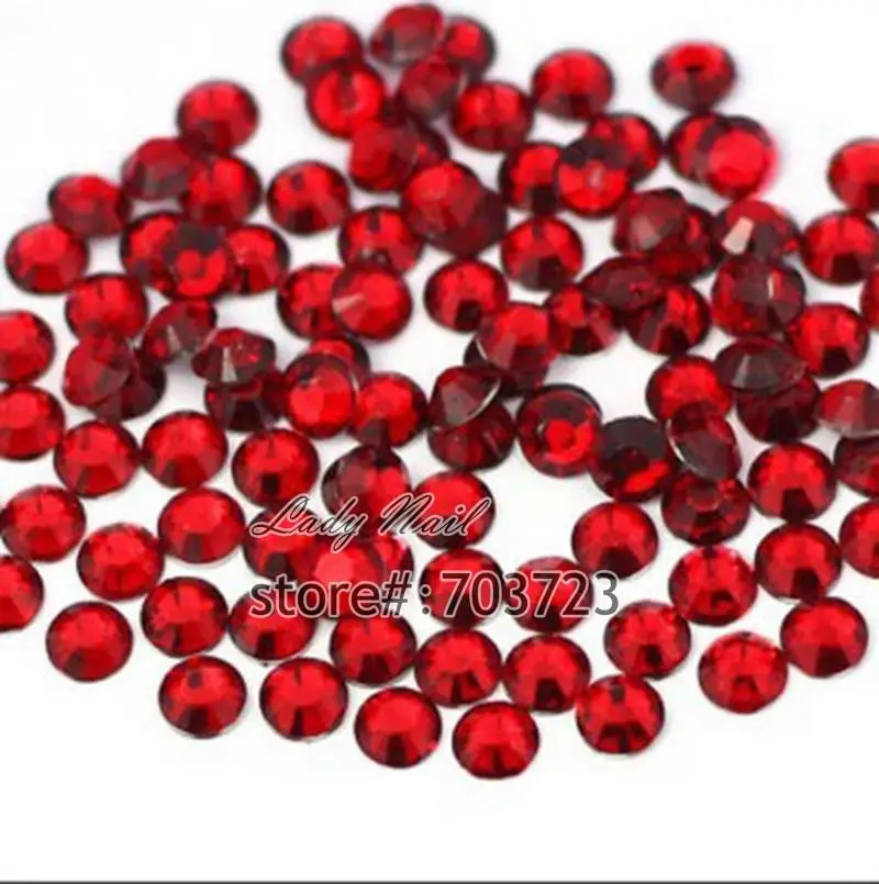 

1000pcs 3D Nail Art Tips SS6 2mm Resin Flat back Rhinestone Beads not hotfix for DIY Nails Art Phone Case Dark Red N05