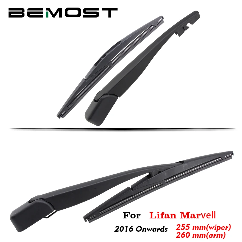 

BEMOST Car Rear Windscreen Windshield Wiper Arm Blade Natural Rubber For Lifan Marvell 255mm 2016 Onwards Hatchback Accessories