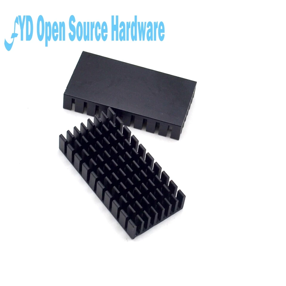 Heat sink 19*14*6MM (black slot) high-quality radiator | Электронные компоненты и принадлежности