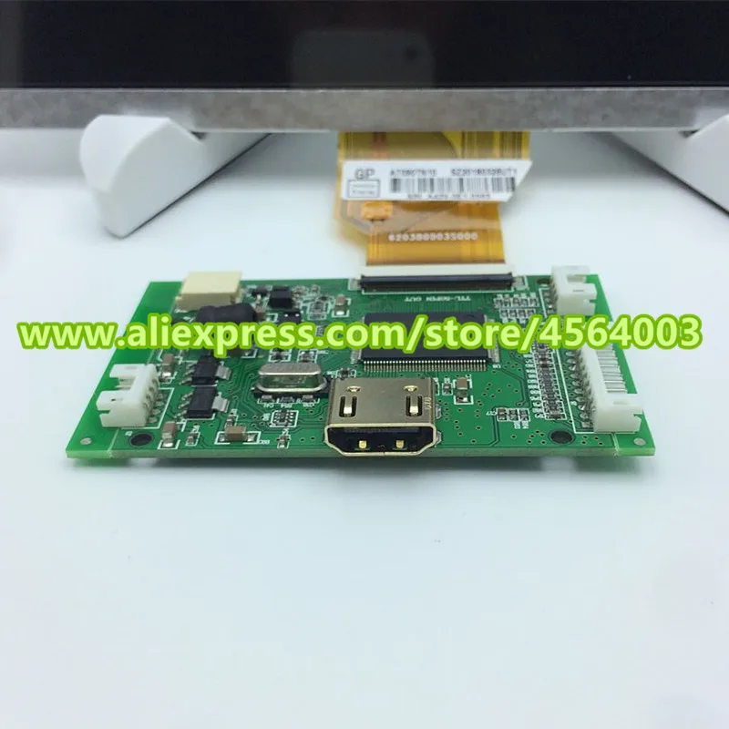 9 дюймов 800*480 для Raspberry pi PC ttl матричный экран дисплей монитор lcd hdmi AT090TN10 12 небольшой драйвер платы аудио контроллер