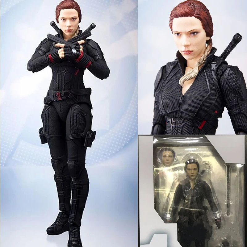 Экшн фигурка Черная Вдова SHF искусство модель игрушки кукла в подарок|Игровые