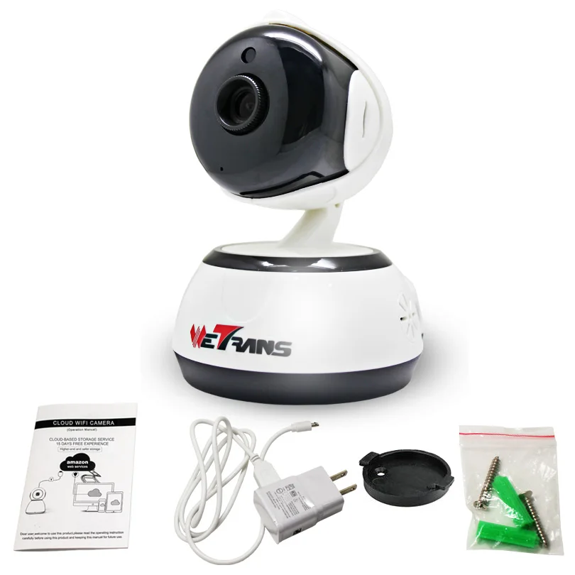 Wetrans с поддержкой Wi Fi IP Камера 720 P HD P2P Беспроводной умная радионяня облачным