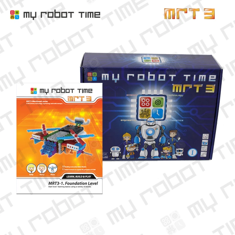 My Robot Time MRT3-1 Robotics Building STEM развивающая игрушка программируемый набор роботов для