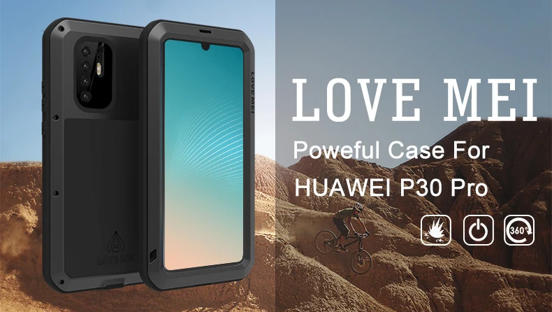 Gorilla glass) для huawei P30 Lite P30 чехол LOVE MEI ударопрочный грязезащитный водонепроницаемый металлический армированный чехол для телефона для huawei P30 Pro P 30