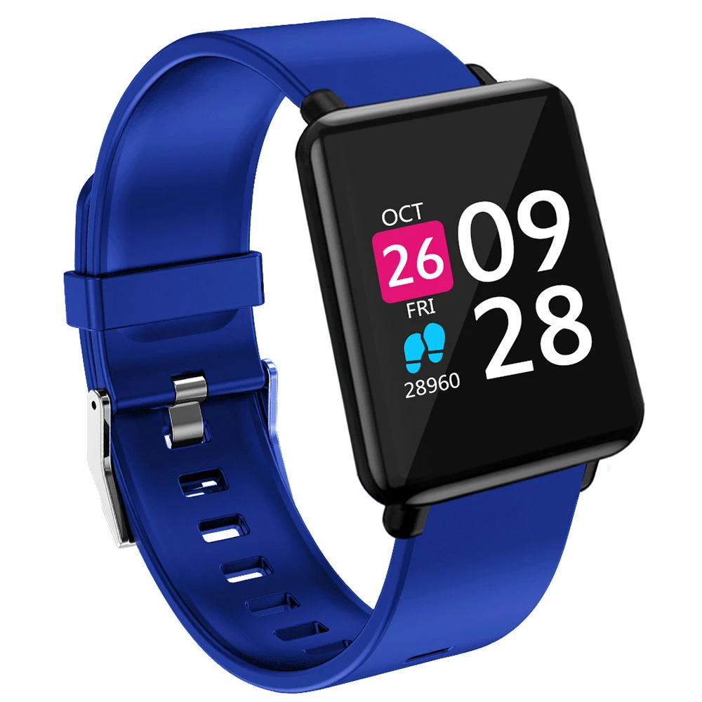 Спортивные Смарт-часы кровяное давление для мужчин пульсометр IP67