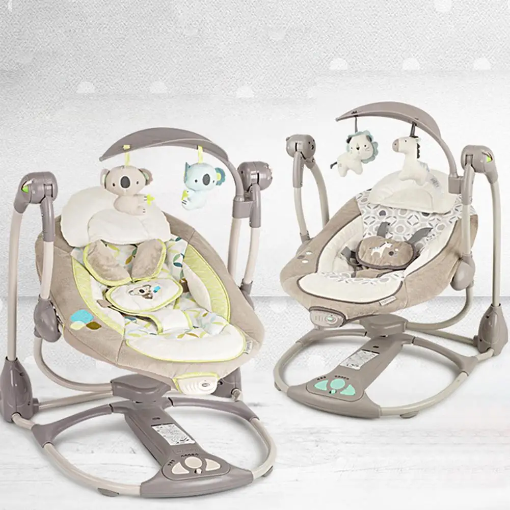 Kidlove многофункциональное музыкальное Электрическое Кресло-Качалка для младенцев, комфортное детское кресло-качалка, складное кресло-качалка для детей 0-3 лет, подарок