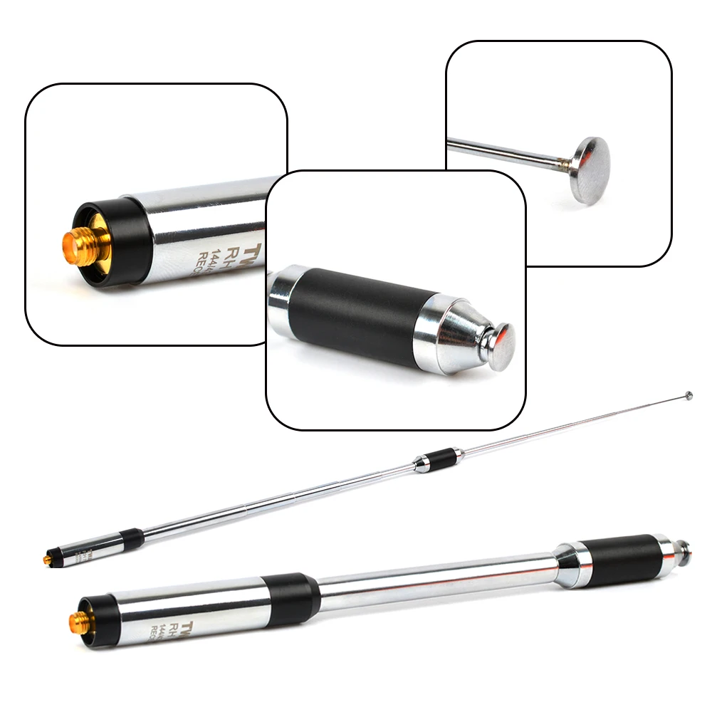 HYS RH770 sma-женский walkie talkie Радио УКВ антенны Dual Band 144/430 мГц с подкладкой