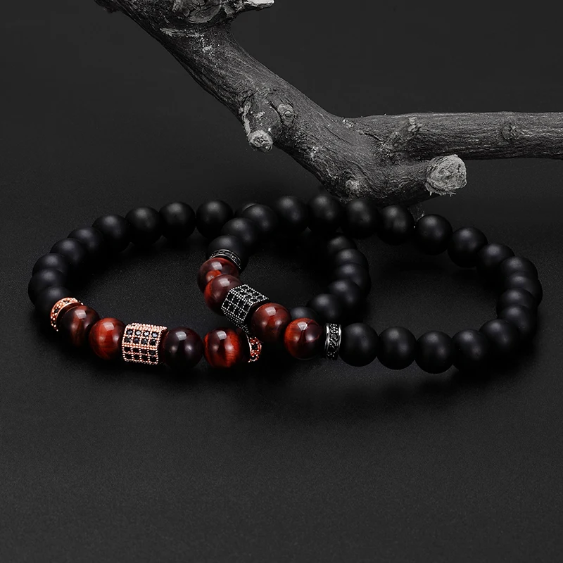 Лидер продаж мужской браслет с микро инкрустированным бриллиантом из циркона