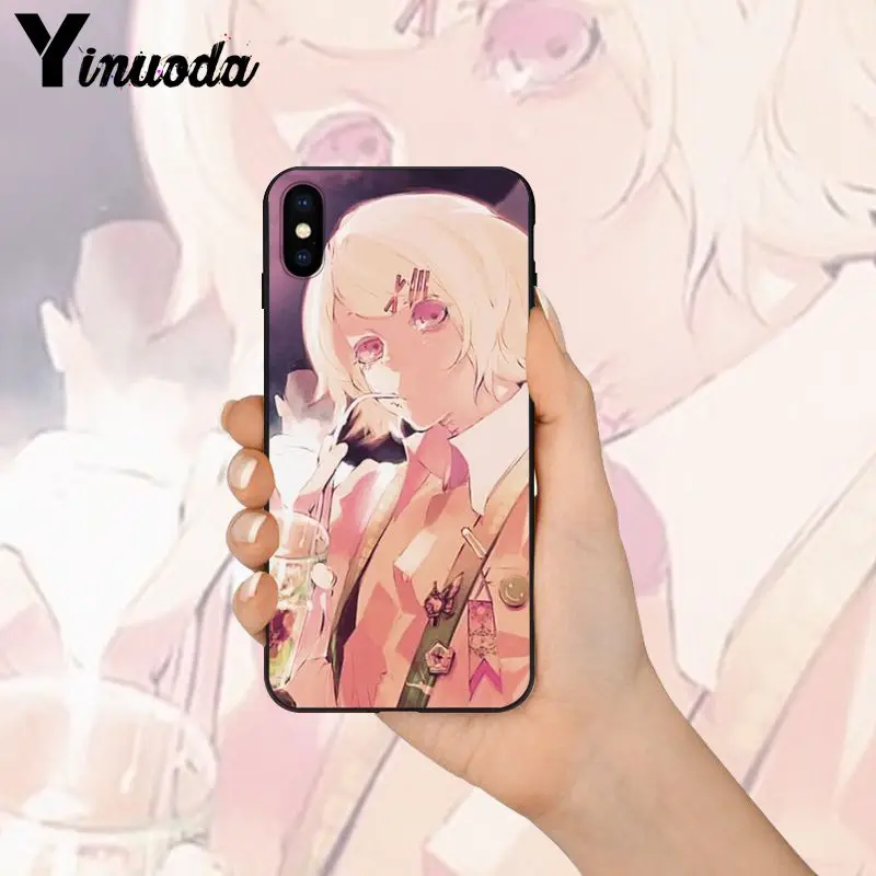 Чехол Yinuoda Tokyo Ghoul anime Juuzou Suzuya для iPhone X XS MAX 6 6S 7 7plus 8 8Plus 5 5S XR | Мобильные телефоны и