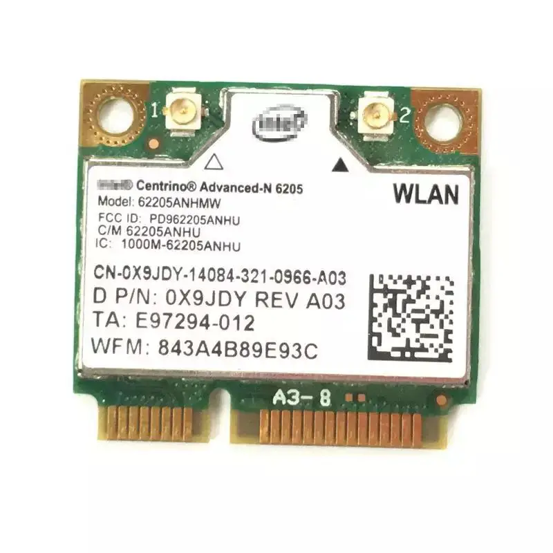 Intel беспроводной-N 6205 62205 ANHMW 300 Мбит/с мини PCI-E 2,4G+ 5G wifi беспроводная сетевая карта hp EliteBook 8470 p 8770 W SPS 695915-001