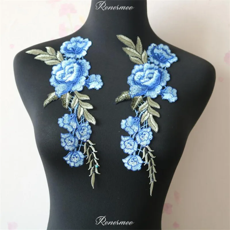 5 шт. сапфир Винтаж Пшеница шипы Мода Универсальный полиэстер вышивка кружева