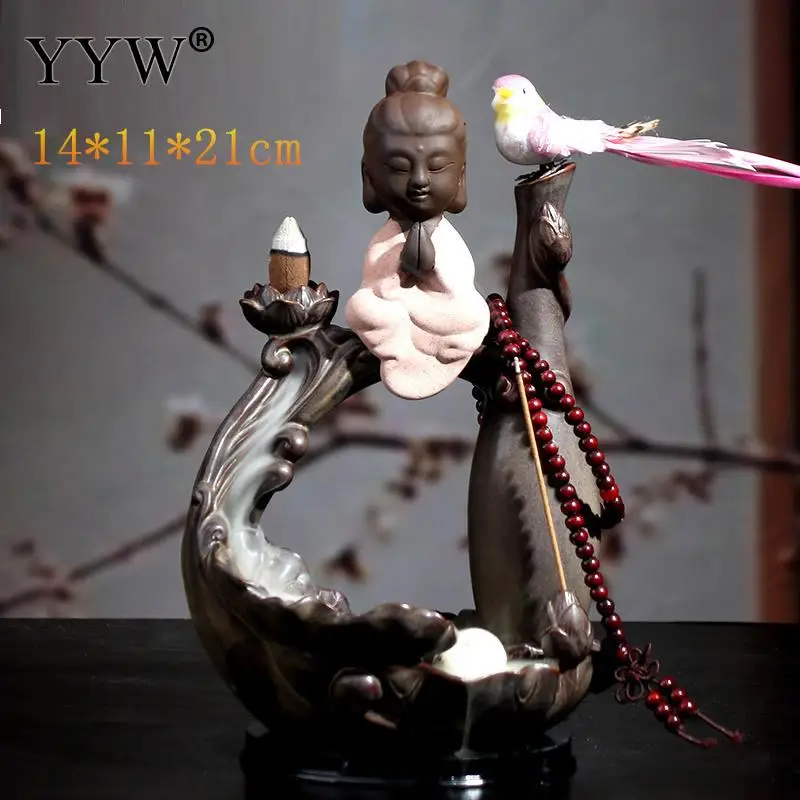 Курильница в виде птицы подставка для благовоний водопада курильница изысканные