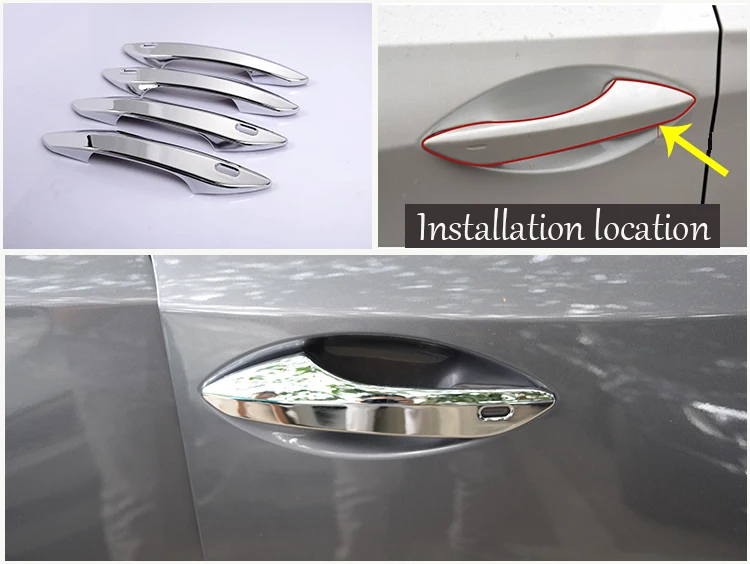 4 шт. накладки на дверные ручки автомобиля для Lexus RX200t RX350 RX450h RX200 NX200t NX300 NX300h 2016