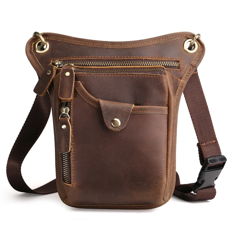 Фото Высокое качество мужские сумки из натуральной кожи с заниженной талией сумка для