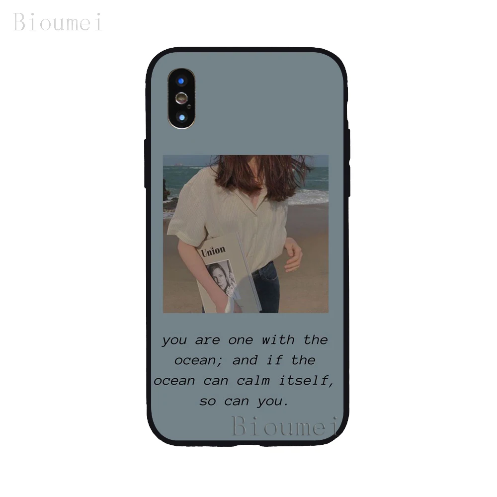A03--13 Bioumei, Ретро стиль, красный, эстетический Мягкий ТПУ чехол для iPhone 11 Pro Max XR XS Max 7 8 Plus 5 6 6S Plus, чехол для X 03 - Цвет: A03--13