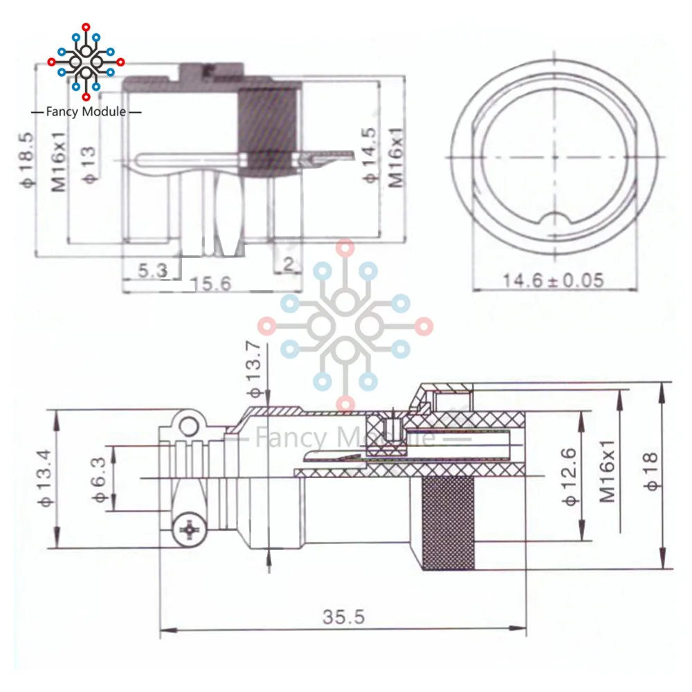 1 комплект GX16 16 мм 2/3/4/5/6/7/8/9/10Pin Штекерный разъем панели круговой авиационный