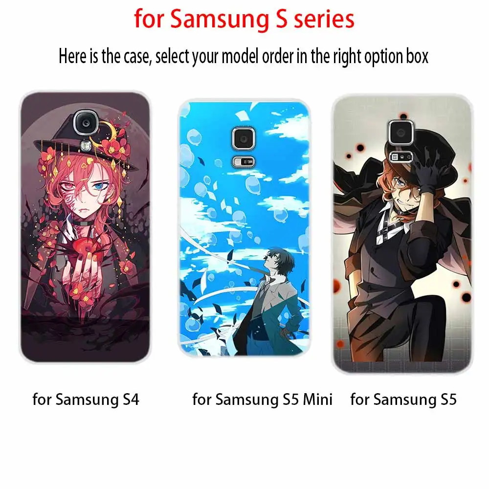 Чехол с рисунком для Samsung Galaxy S8 S9 S10 S20 S21 Plus Lite ультрачехол S10E S7 Edge аниме бродячие