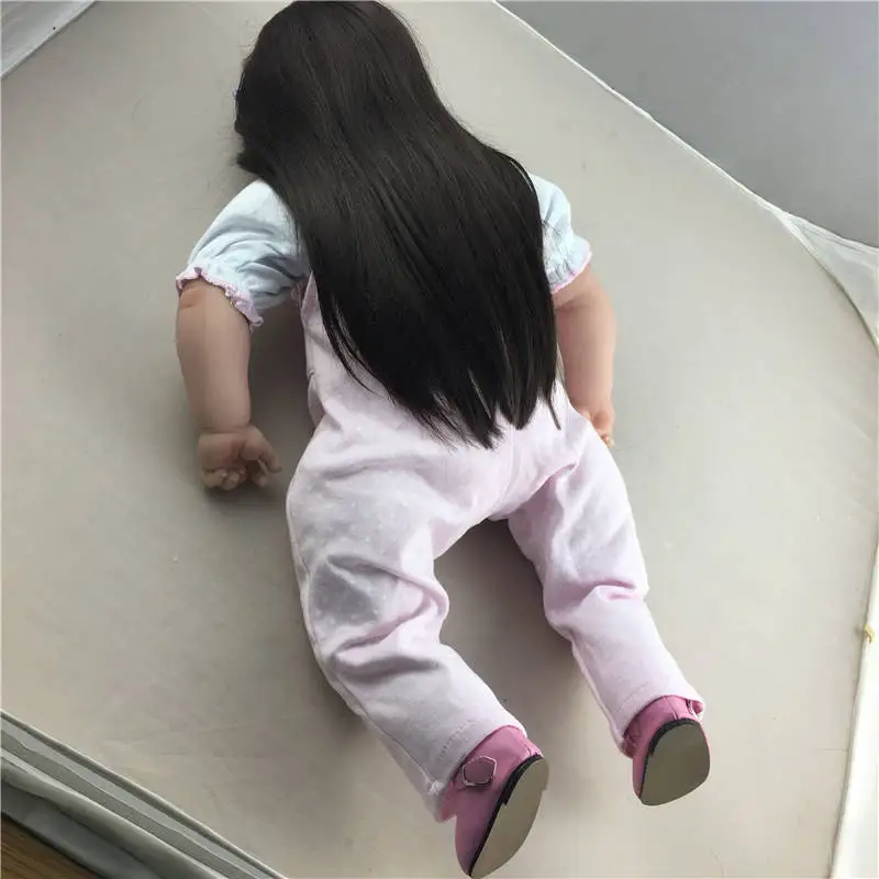 55 см/22 ''Reborn малыша Куклы ручной работы реалистичные силиконовые виниловые