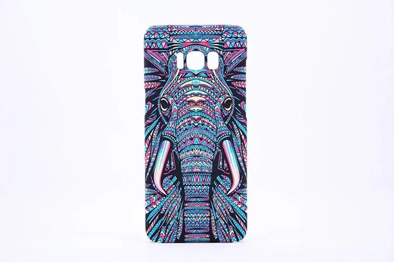 Чехол накладка с изображением леса короля льва волка совы для Samsung Galaxy S8 Plus|case for