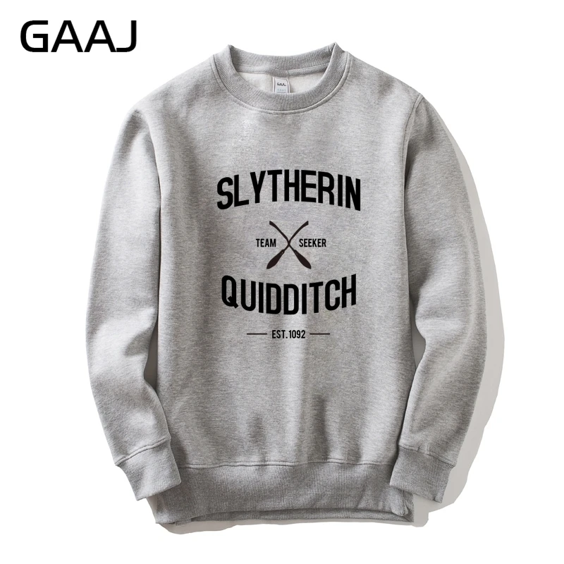 Свитшот Slytherin Quidditch Team для мужчин и женщин мужская повседневная куртка с