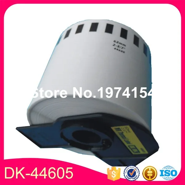 20 рулонов ярлыки для родителя 62 мм * 30 48 м желтого цвета совместимые с Brother DK 44605/700
