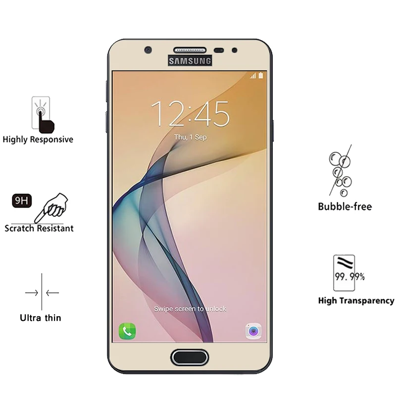 9H Полноразмерное закаленное стекло для Samsung Galaxy J7 Prime On7 (2016) G610 On Nxt SM G610F Защитная