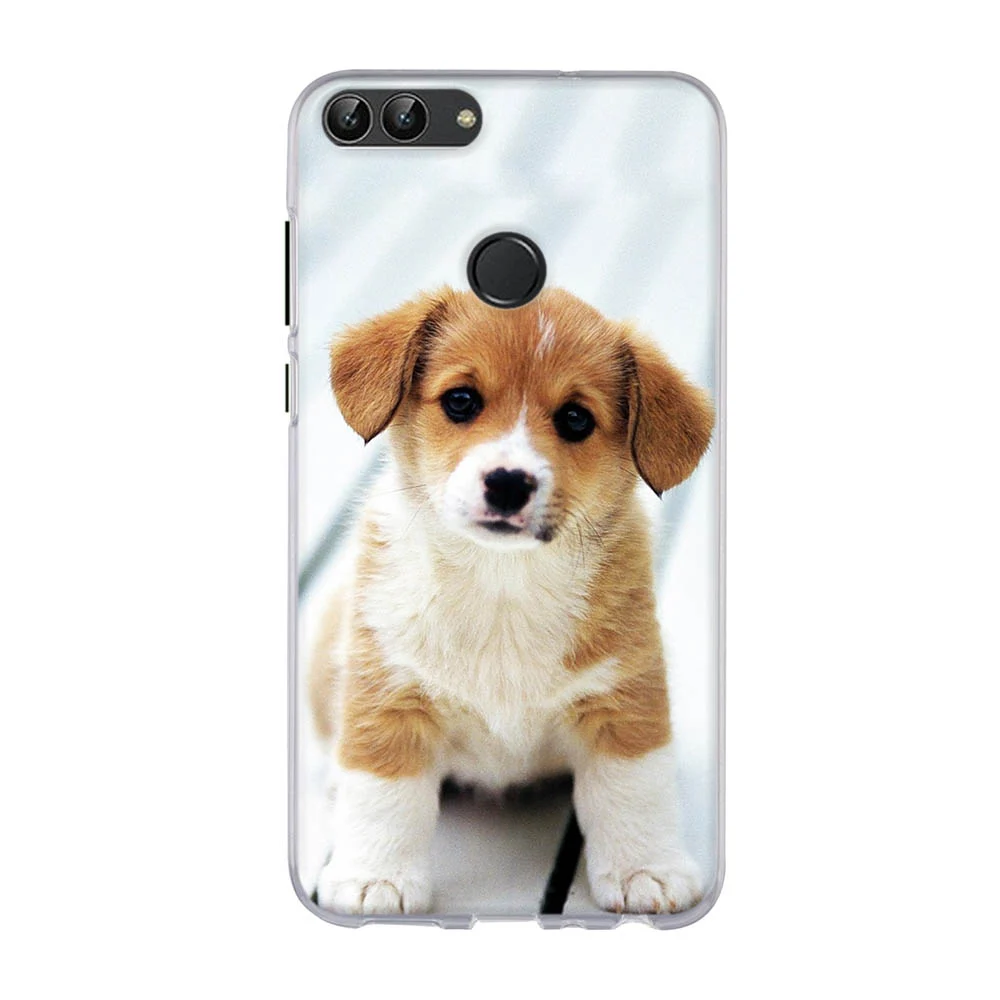 For Huawei P smart Psmart FIG-LX1 Case TPU Silicone Shell Smart FIG-LA1 Cover Cute Funda Enjoy 7S Capa | Мобильные телефоны и