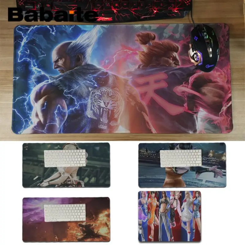 Babaite красивый аниме Tekken 7 коврик для мышки в стиле резиновый мыши Компьютерная