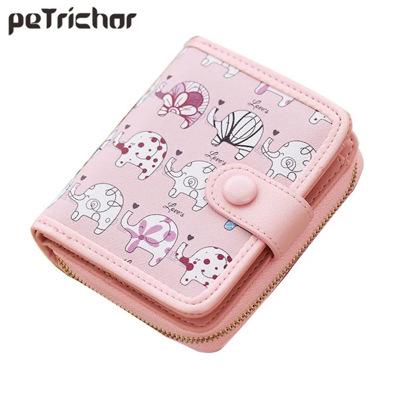 

Zipper&Hasp Talssel Short Wallet Women Lady Cartoon Print Hot Female Change Purse Phone Coin Pocket Card Bag Wallets Bolsas