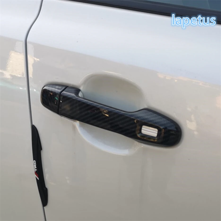 

Lapetus Front Door Handle Catch Cap / Bowl Decoration Cover Trim Fit For Toyota C-HR CHR 2016 - 2021 Chrome / Carbon Fiber ABS