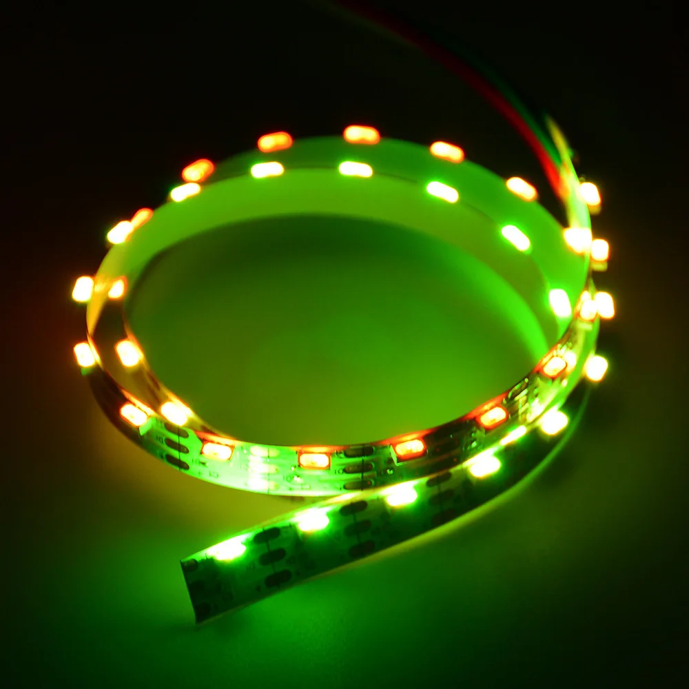 Адресуемые цифровой стороны излучающих SK6812 RGB Светодиодные ленты 4020 SMD 60 72 90 120 144