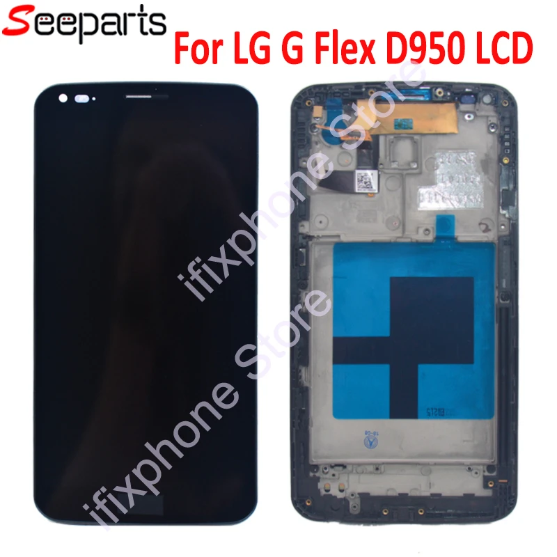 6 0 &quotдля LG G Flex D950 LCD 100% тест с рамкой D955 LS995 D958 кодирующий преобразователь