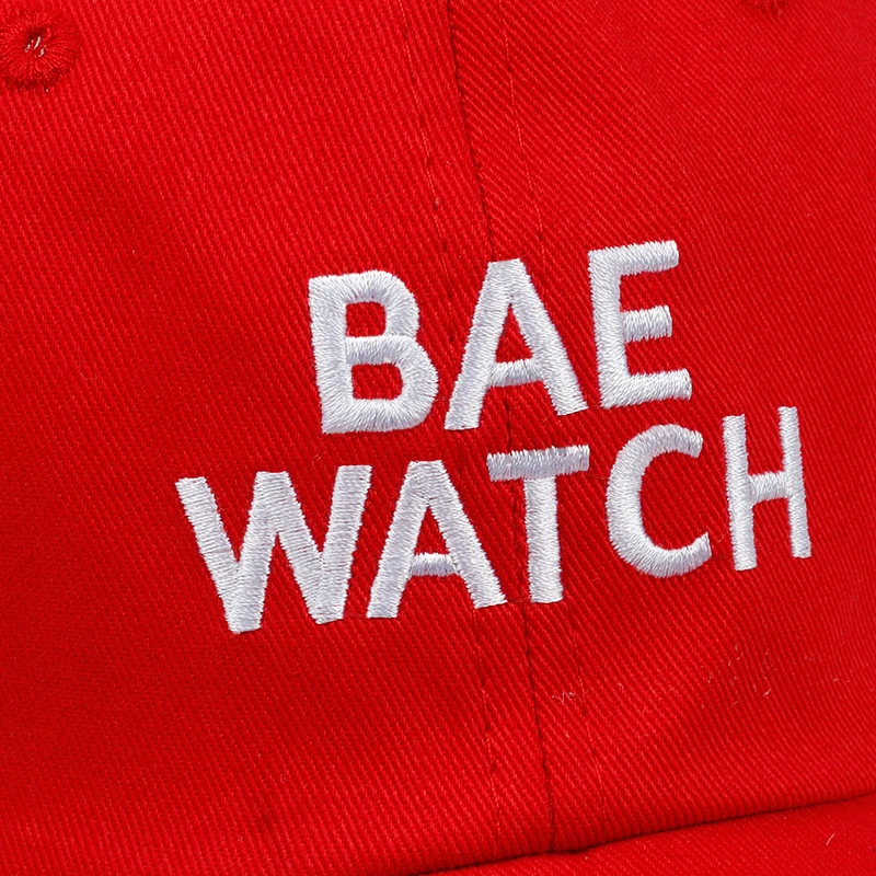 Новинка 2018 головной убор BAE WATCH Dad вышитая бейсбольная кепка Tumblr Pintrest трендовая
