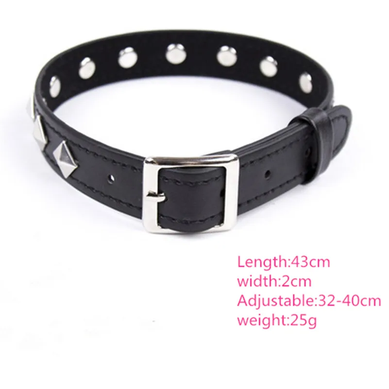Фетиш воротник с гвоздями бандаж бутик сдержанный наручники рабский жгут для