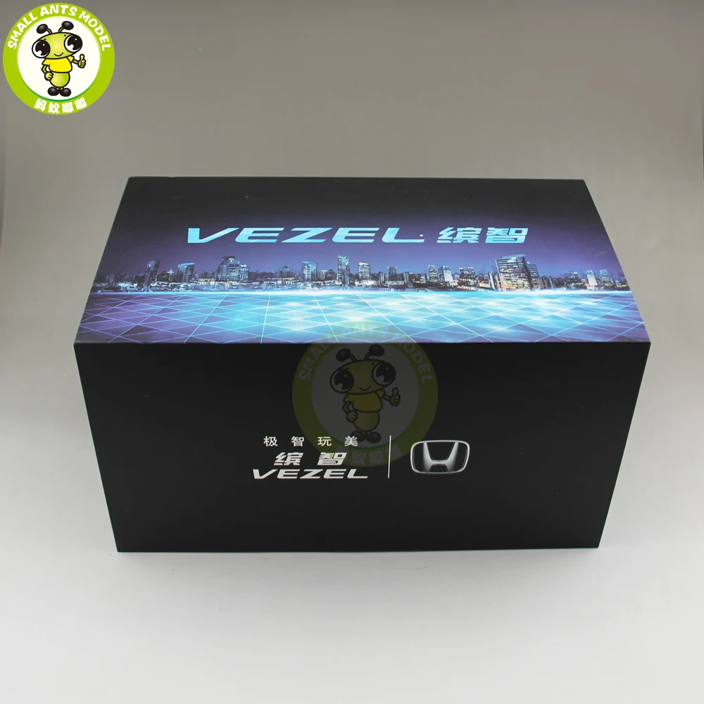 1/18 VEZEL SUV литая модель автомобиля металлическая игрушки для девочек и мальчиков