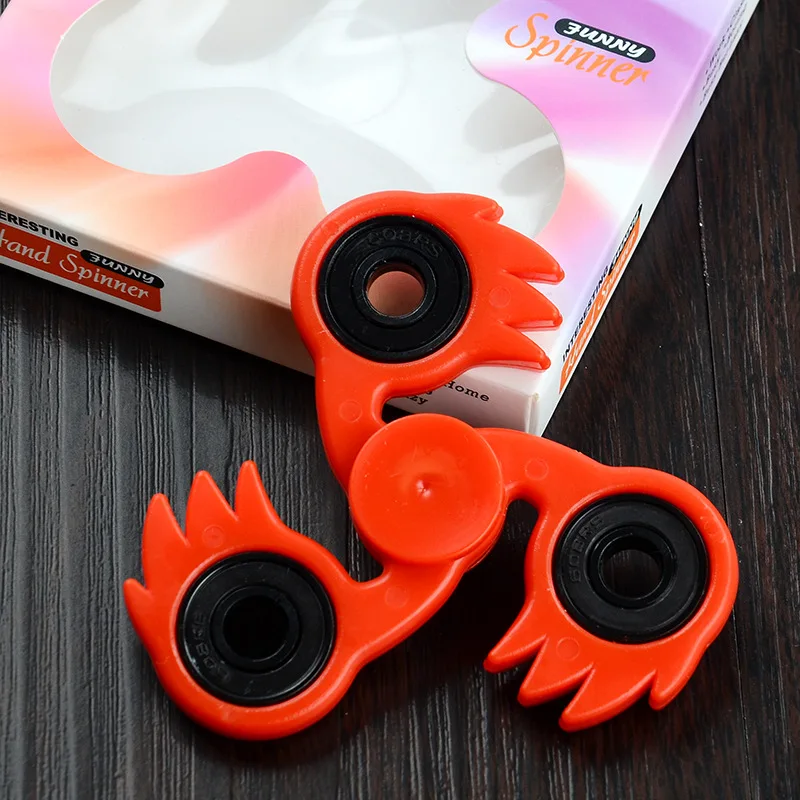 Непоседа Tri-Spinner Игрушки Сенсорные Ерзает Аутизм СДВГ Ручной Счетчик Анти-Стресс
