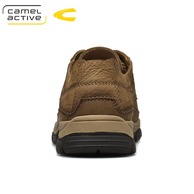 Мужские беговые кроссовки Camel Active удобные нескользящие из яловой кожи дышащие