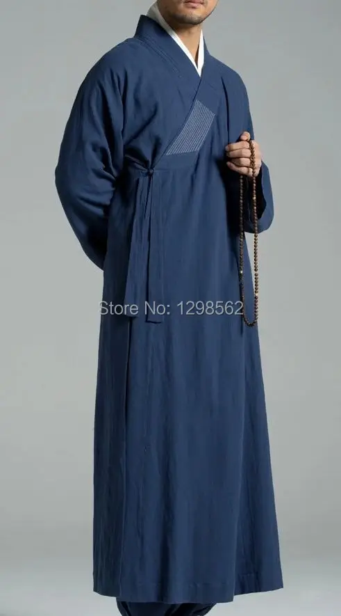 Унисекс хлопковые и льняные буддистские костюмы монахи униформы робезен