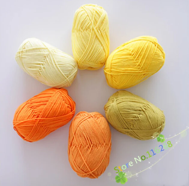 80% хлопок чесаное молоко 20% молочное волокно вязание крючком пряжа для вязания