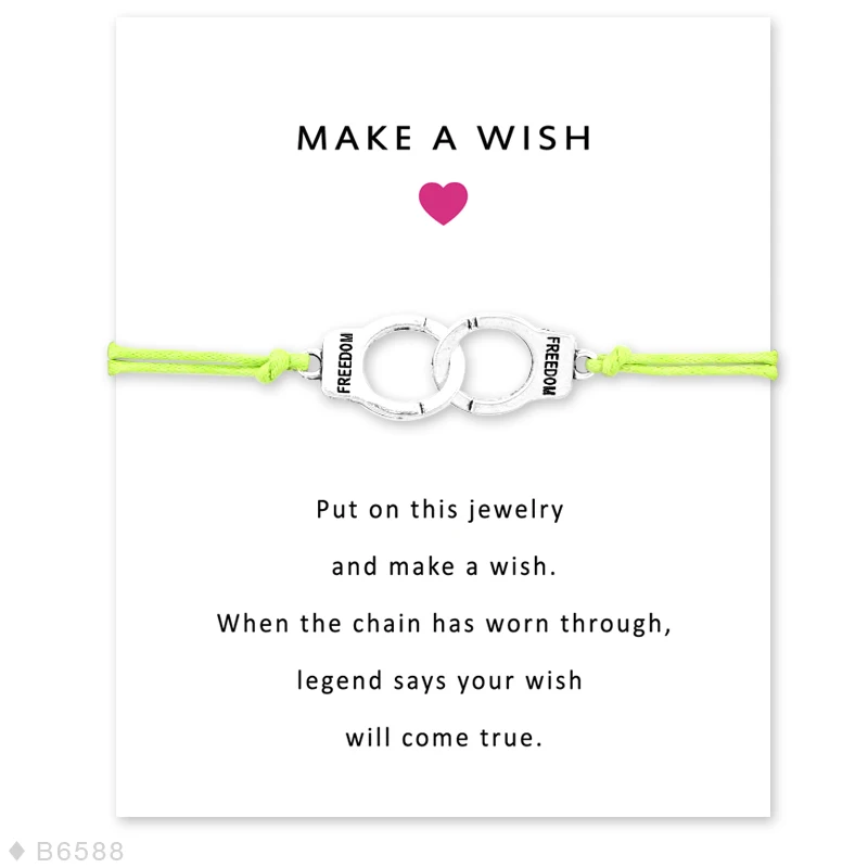 На заказ антикварные серебряные наручники свобода желание Браслет карта для