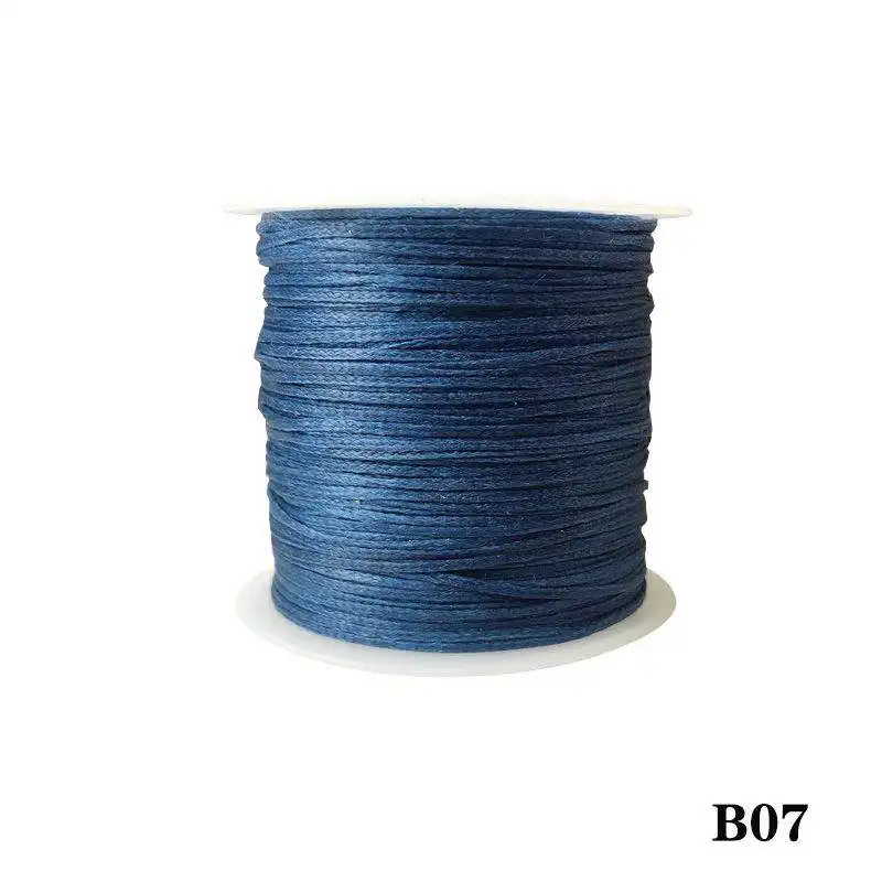 11 150D wax thread 50 meters Leather decorative sewing thread DIY Handmade Flat Wax Line Silicon wax wire Leather splicing - Цвет: 11
