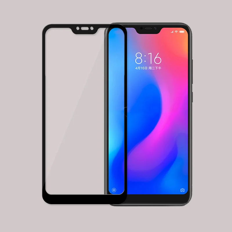 Взрывозащищенное Закаленное стекло для Xiaomi Redmi 6 Pro полное покрытие экрана