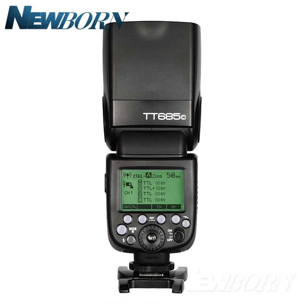 Беспроводной передатчик Godox TT685C с TTL камерой 2 4 ГГц высокоскоростной 1/8000s GN60 + Xpro C