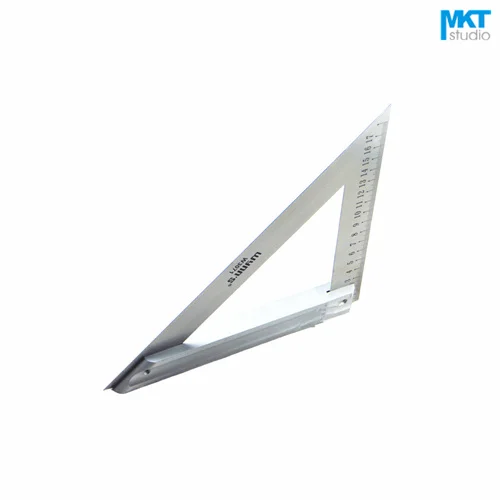 

1Pcs 18cm Triangle 45Degree Stainless Steel Ruler