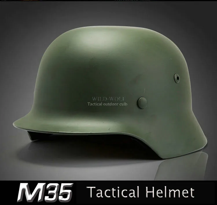 Высокое качество, немецкий элитный М35 Стальной шлем CS Army Luftwaffe Стальной шлем, военный тренировочный защитный шлем