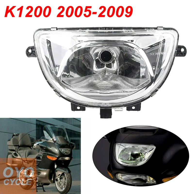 Для 05 09 BMW K1200 K 1200 светильник для передней фары мотоцикла налобного фонаря в сборе