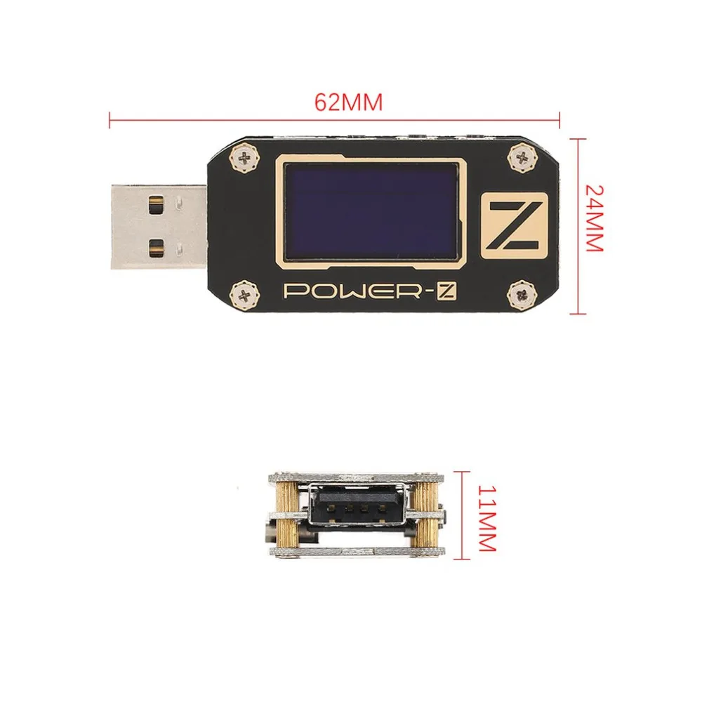 POWER-Z USB PD Тесты er KM001 Стандартный цифровой вольтметр Амперметр Вольтметр