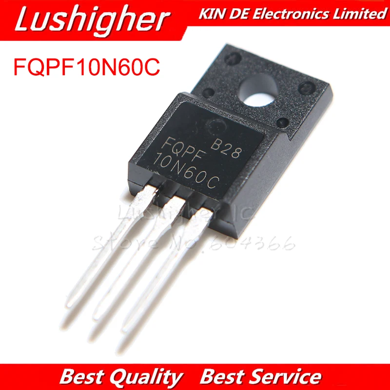 10 шт. FQPF10N60C TO 220 10N60 TO220 10N60C 10A 600 в MOSFET N Channel|n-channel mosfet|c c10 pcs |
