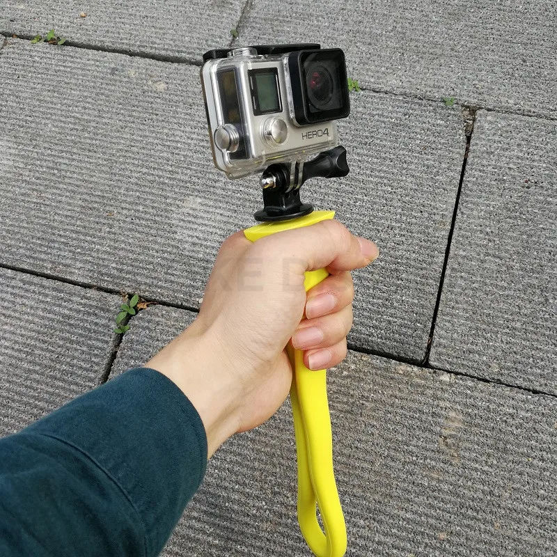 Gekkopod мини камера штатив крепление банан Pod для Gopro Xiao Mi Yi SJ4000 Экшн камера для iphone7 6s подголовник автомобиля селфи палка