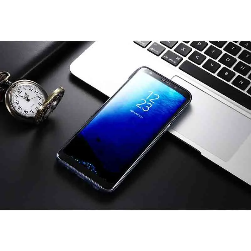 Сплошной цвет матовый чехол для мобильного телефона samsung S8 S8Plus Жесткий